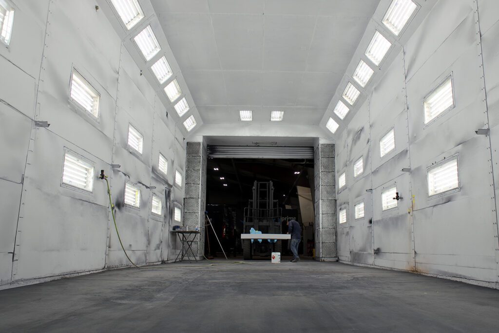 Painting room at 312 Truck Body Repair & Painting