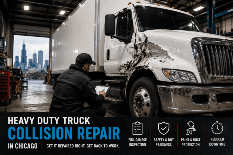 Heavy Duty Truck Collision Repair in Chicago: What Fleet Managers Should Do After an Accident