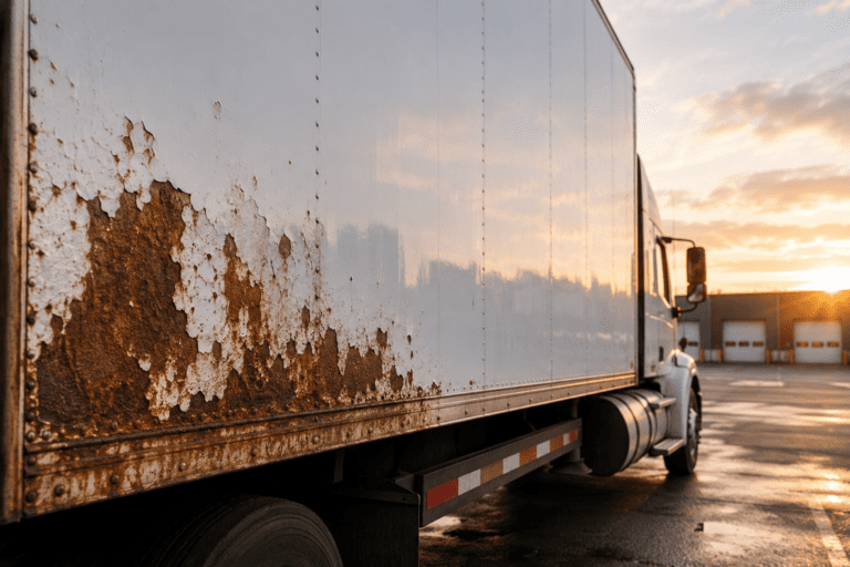 Why Commercial Truck Paint Fails Early and How Fleets Can Prevent Rust, Corrosion, and Downtime
