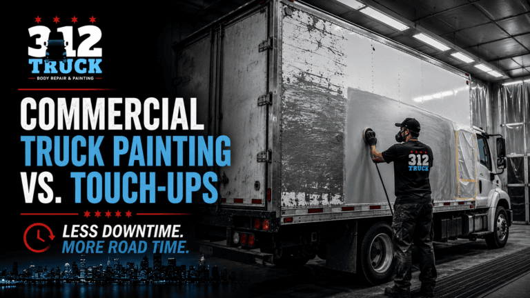 Commercial Truck Painting vs. Touch-Ups: When Does a Fleet Vehicle Need a Full Repaint?