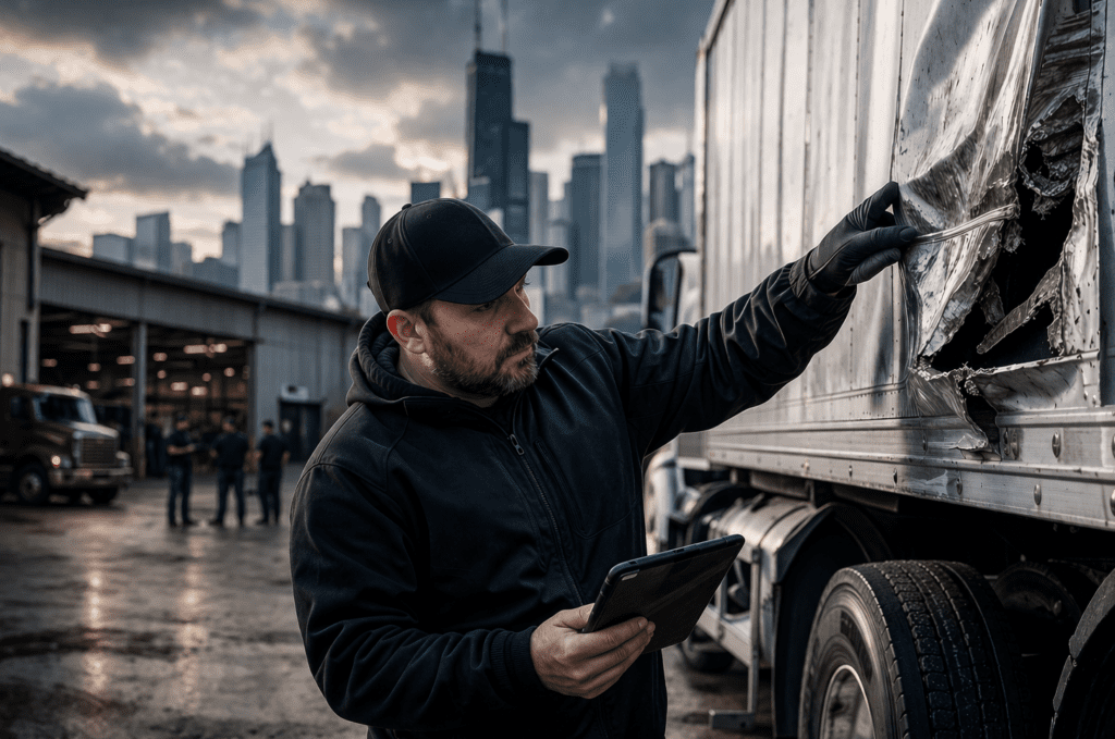 Commercial Truck Body Repair Cost in Chicago: What Fleet Managers Should Expect