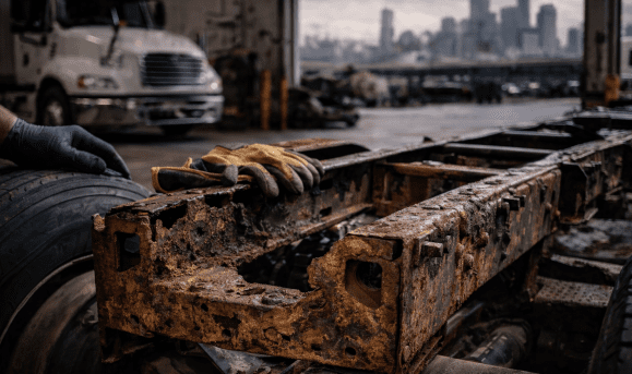 Truck Frame Rust Repair vs Replacement: What Chicago Fleets Need to Know